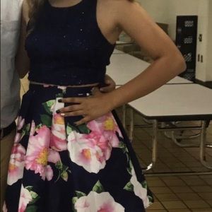 floral homecoming dress